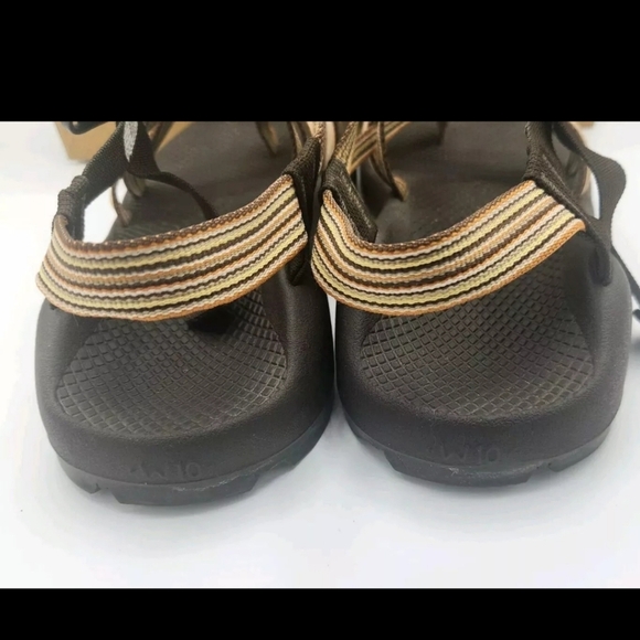 Chaco ZX2 Vibram Unaweep Striped Brown Sandals Trail Comfort Womens Size 10 - Picture 6 of 10